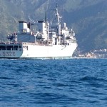 La nave Etna (fonte Protezione Civile S. Maria Delle Grazie - Pellezzano - Sa)