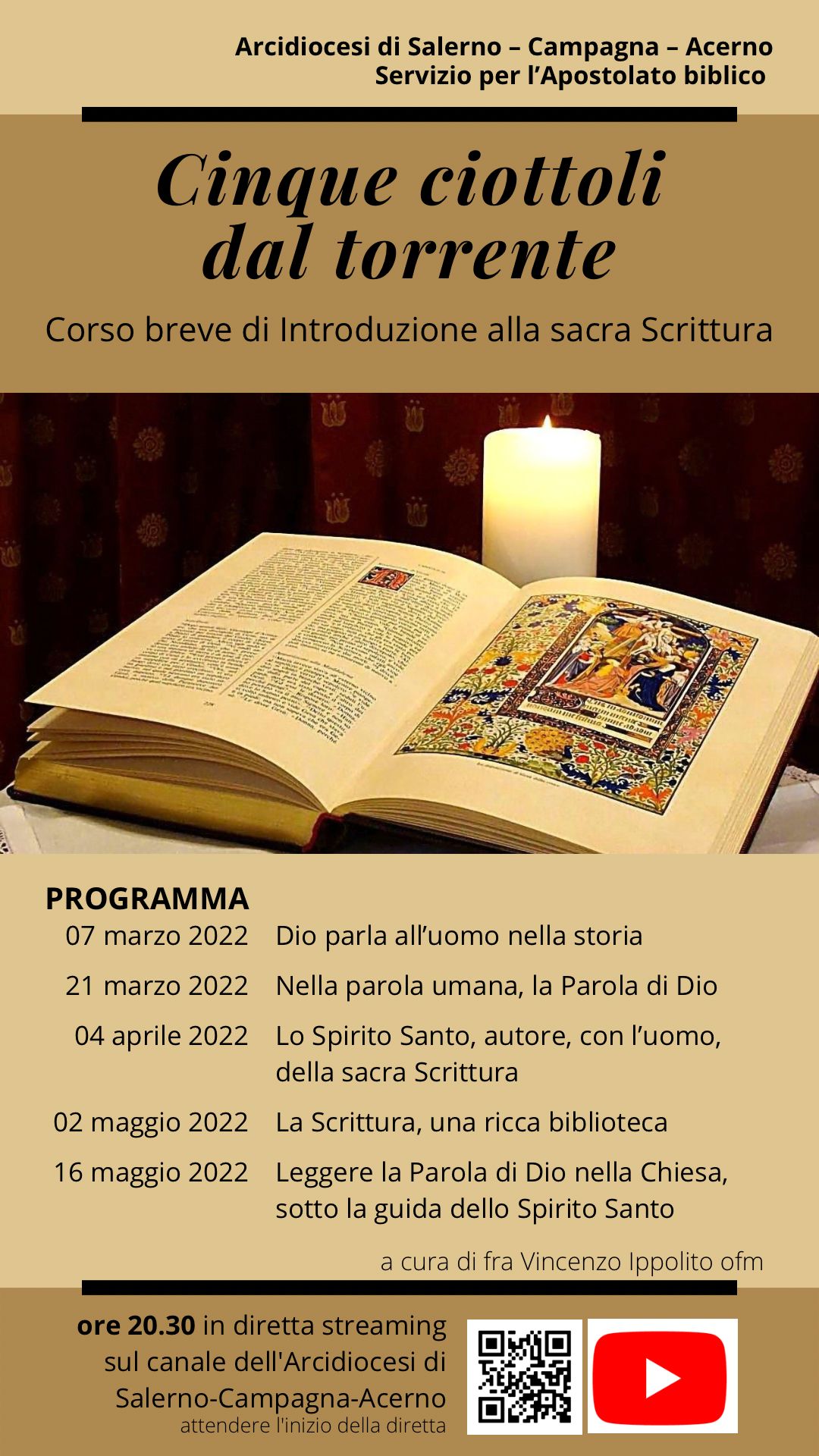 Breve corso di introduzione alla Sacra Scrittura dal titolo “Cinque ...