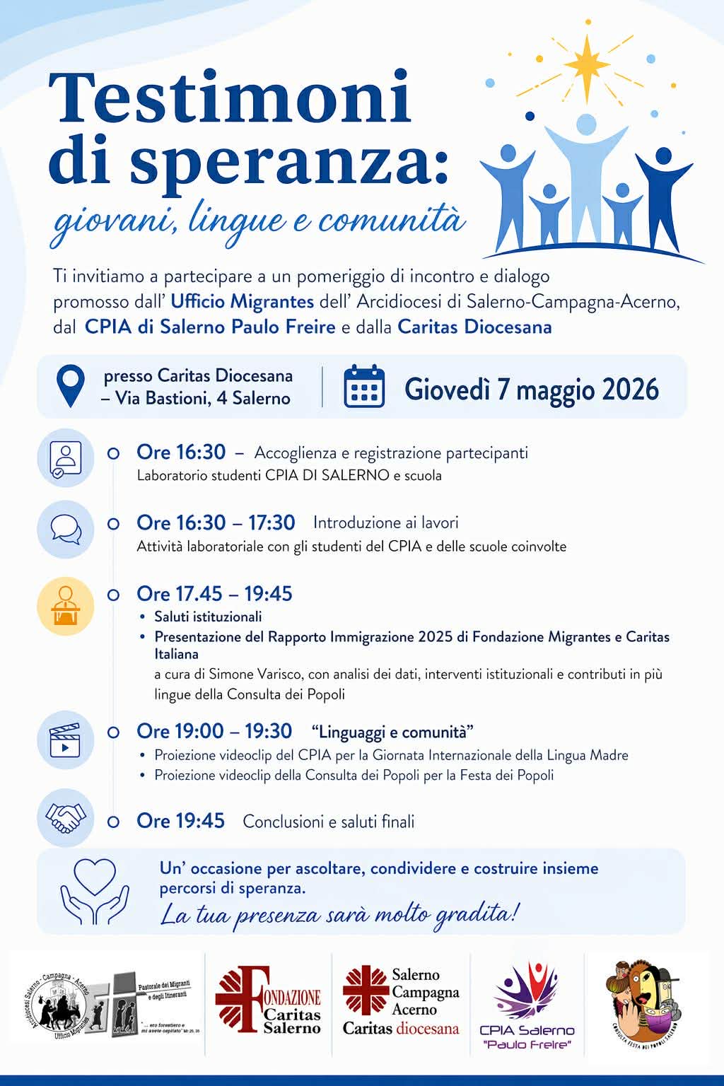 CS &ndash; Presentazione del Rapporto Immigrazione 2025 &ndash; Arcidiocesi